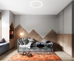 Specific Wardrobe White Wooden Children's Bedroom Wardrobe with Luxury Design