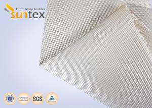 Quality 1200g Silca High Temperature Fiberglass Cloth 12H Satin For Welding Protection Blanket wholesale