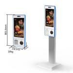 Food Payment Touch Screen Ordering System Self Service Kiosk For Restaurants