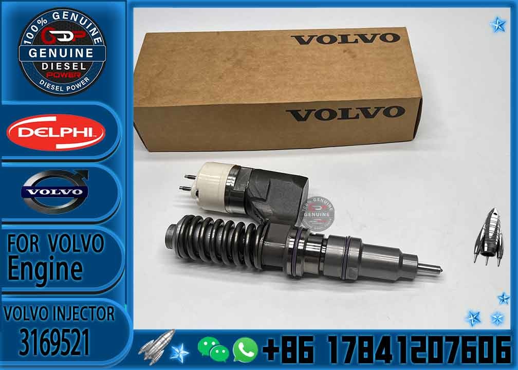 8113837 Fuel Injector For VOL D12A D12C D12D Remanufactured Fuel Injector 3169521, 1483470005