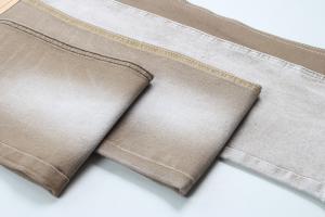 Quality Colorful Light Weight Stretch Denim Fabric In Khaki wholesale