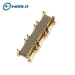 Titanium Anodize Brass Turning Parts , LGS Standard Precision Brass Components