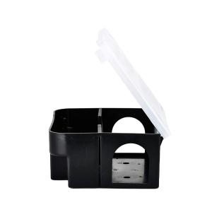 Quality 1 Capacity Durable Plastic Rat Mouse Mice Rodent Bait Snap Station Box Pest Control wholesale