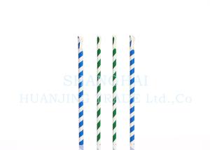Quality Recyclable Undyed Paper Milkshake Straws Compostable With Food Safe Ink wholesale