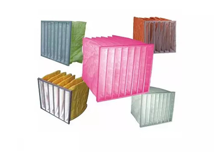 3 4 5 Pocket Air Filter Pocket F7 F8 100-250Pa Final Resistance