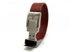 Black 128g Usb 3.0 Flash Drive , Leather Usb Drive OEM ODM Services Provided