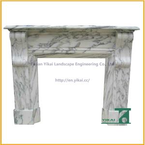 Quality Hand Carved Stone Marble Fireplace Mantel wholesale
