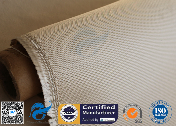 Brown 800℃ Silica Fabric High Temp 1200GSM 50M Roll Anti Corrosion Sealing