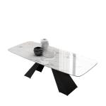 Rich Color Hotel Marble Dining Room Table 4 Seaters