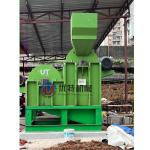 High Capacity Coconut Husk Decorticating Machine 380V Voltage Coconut Fiber