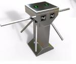 Passage Width 550mm RS485 Pedestrian Security Turnstile Gate AC220V 50HZ
