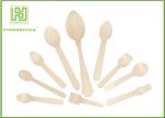 Birch Wooden elegant disposable dinnerware Customization 6" Length FSC FDA