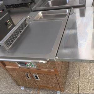 Quality Commercial Restaurant Equipment Gas/induction Electric Griddles Grill Mobile Teppanyaki Table wholesale