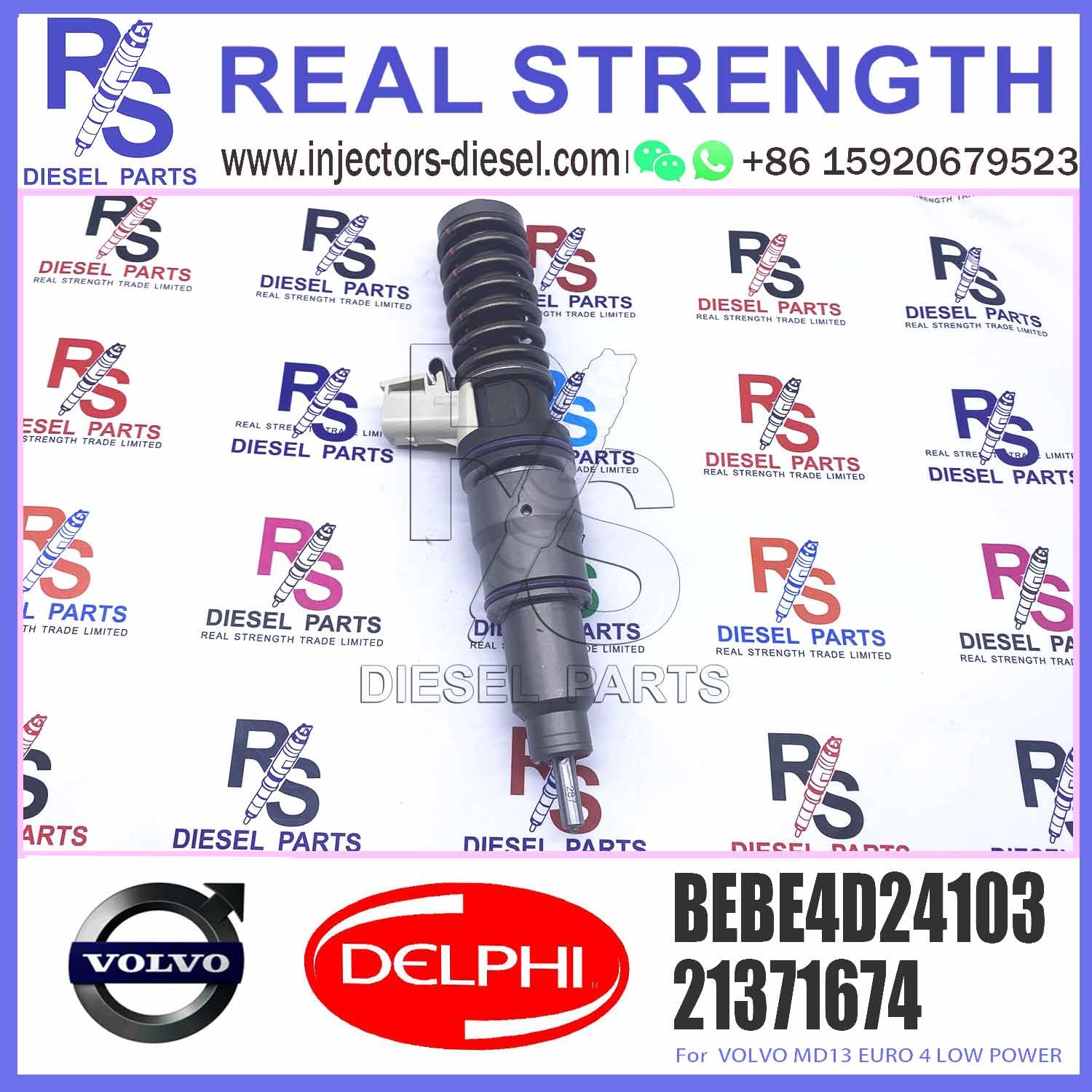Diesel Fuel Injector 21371674 BEBE4D16003 BEBE4D08003 BEBE4D24003 BEBE4D24103 With Nozzle L194PBC