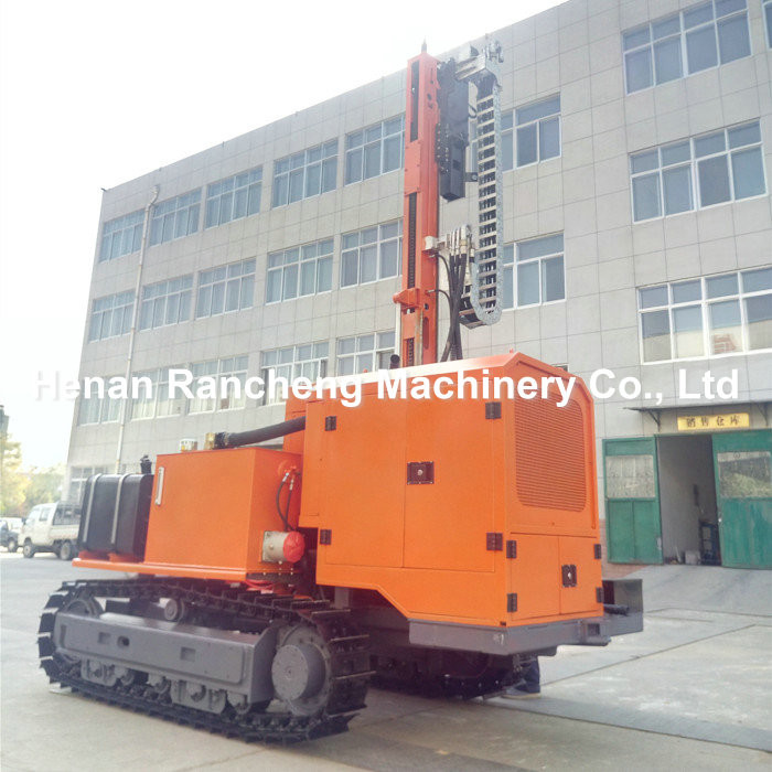 20 - 100m Depth Crawler Hydraulic Solar Pile Driver With 7000N.M Torque