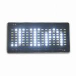 Scrolling LED text message display cap 6 color light