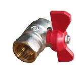 1/2inch Butterfly Handle Ball Valve Copper Ball Valve Dn15-Dn50 For Gas