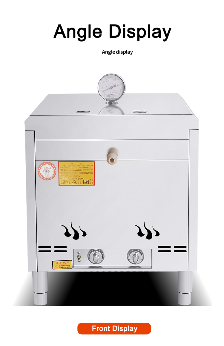 Garden Outdoor Easy Mobile 12 Inch Pizza Oven Machine / Stainless Steel Gas Bread Backing Oven For Sale