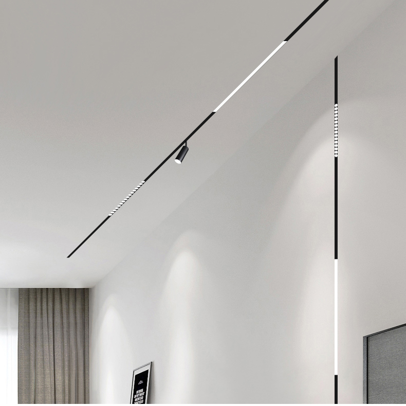 48VDC Magnetic LED Track Light For Retail Store / Hotel / Restaurant