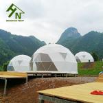 Glass Triangle Window Hotel Dome Tent 50m Diameter Custom