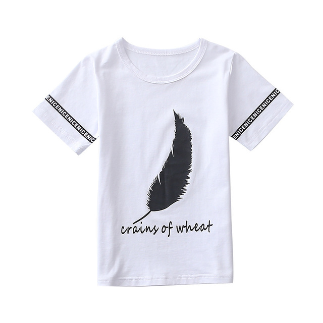 Custom Cute Newborn Baby Clothes 100% Cotton Baby Short Sleeve T Shirt