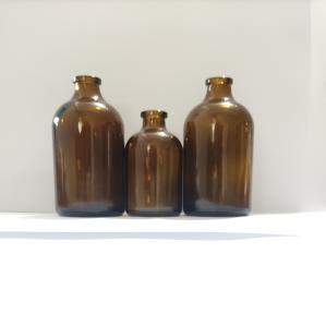 Quality Hot Stamping Glass Molded Vials For Antibiotic Packaging 20ml 30ml 50ml 100ml Body Material Glass wholesale