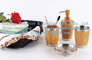 Quality Bamboo bath supplies, the wooden bathing suits, bathing a family of four installed wholesale