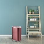 Anti Fingerprint 6L Steel Step Trash Can