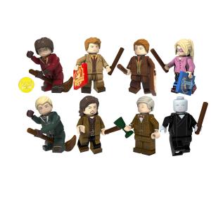 Quality Movie characters harry series hogwarts malfoy potteres action figures building block toys wholesale