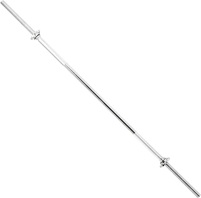 Wholesale 60 Inch Threaded Olympic Chrome Barbell Bar Quotes With1 Inch Barbell Diameter Ring Collars