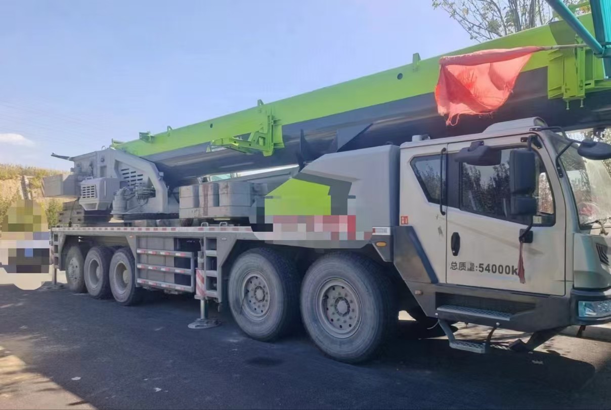 Seven Arms Green Used Boom Truck Crane Professional With High Efficiency