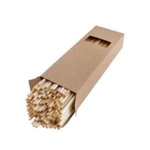 Quality Washable Reusable Thick Paper Straws Smooth Cutting 0.25 Inches Diameter wholesale