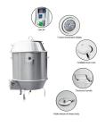 380V 12KW Rost Duck Furnace Food Processing Machinery With Stainless Steel