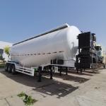 3/4 Axles 30/35 Cbm Powder / Silo Material Transport Semi Trailer with 1310mm