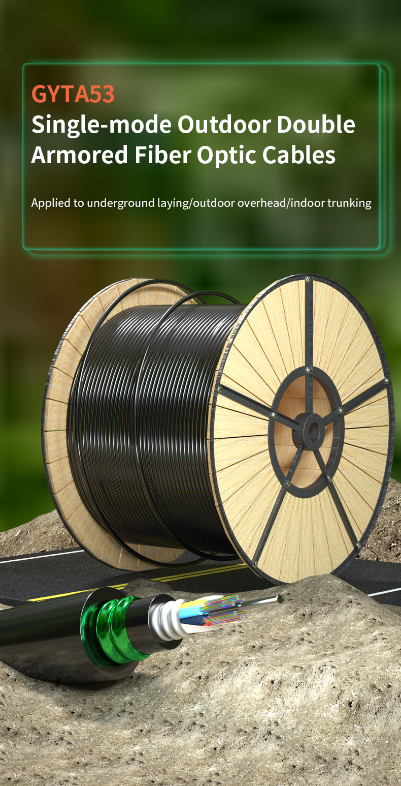 Stranded Loose Tube Armoured Outdoor Cable G652D G657A1 G657A2