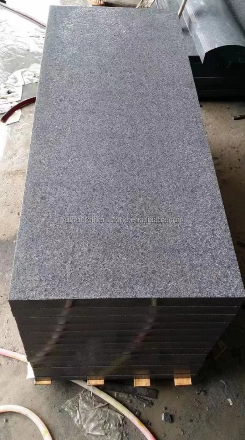 Chinese Granite Cut-To-Size Slab for Outdoor Flooring 30mm Polished Flamed Stone