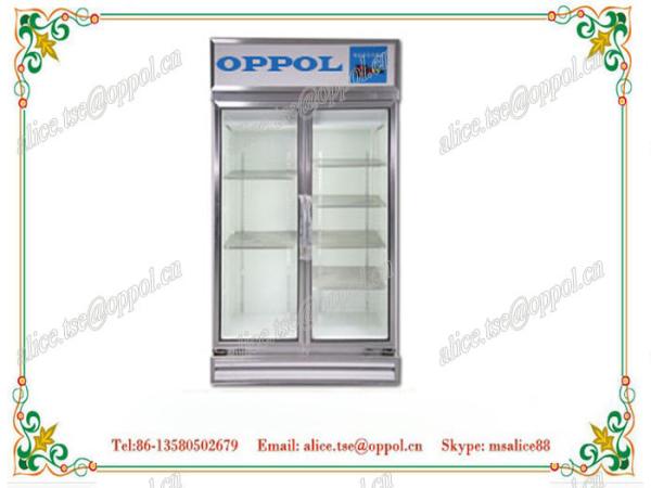 OP-1009 OPPOL Brand Temperature Digital Shown Freezer , Drugstore Display
