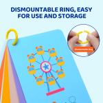 EN71 English Wipe Clean Activity Flash Cards For Toddlers