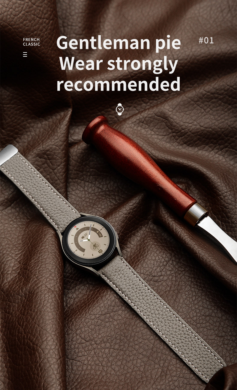 9 Colors Metal Folding Magnetic Buckle Watch Strap for Samsung Watch Series