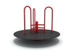 Mini Turntable Spinning Playground Equipment Non Toxic OEM Accepted