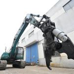 Heavy Duty Concrete Buster Hydraulic Concrete Pulverizer For 20 - 30 Tons