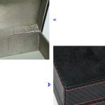 Keyless Leather Storage Box Carbon Fiber Material Privacy Protection