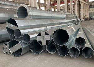 Quality Galvanized Power Transmission Steel Pole 70FT Q460 Octagonal 69KV wholesale