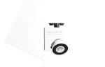 LED Track Spotlights Commercial Lighting Fixture 40W , Beam Angle