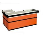 Customized Orange Supermarket Checkout Counter Commercial Anti Rust