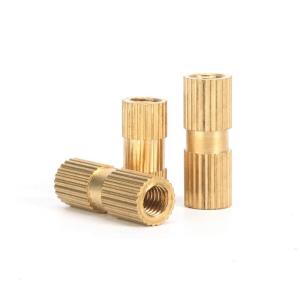 Quality DIN Standard M4 1 2 Inch Brass Knurled Nut For Plastic wholesale