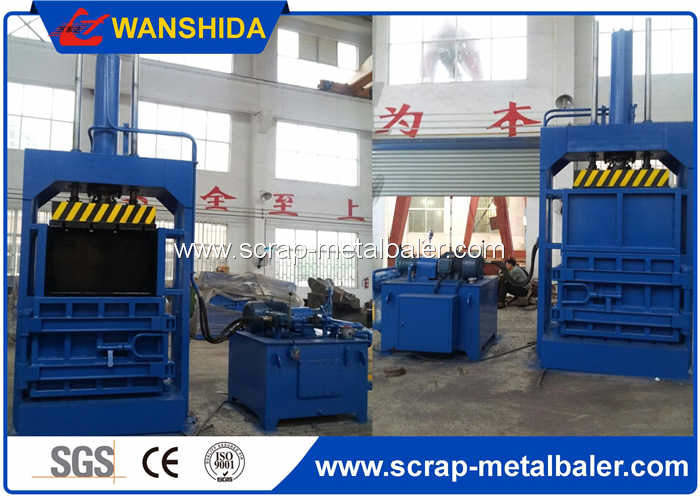 25 Ton Waste Paper Compactor Vertical Baling Machine PLC Control System