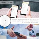 MOES WiFi Smart Wall Socket with USB, US version