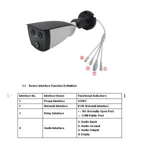 Quality 2.9 Inch CMOS 12μM Infrared Temperature Measurement Thermal Camera wholesale
