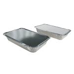 Convenient Food Packing Solution Disposable Aluminum Foil Box for BBQ Takeaway